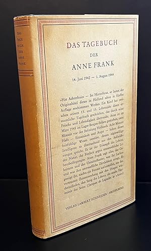 Das Tagebuch ( Anne Frank's Diary ) : First German Edition