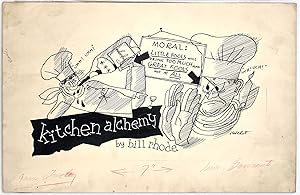 Original Art - Kitchen Alchemy - Moral: Little Fools will drink too much and Great Fools not at All