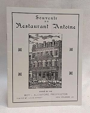 Souvenir du Restaurant Antoine, Fonde en 1840