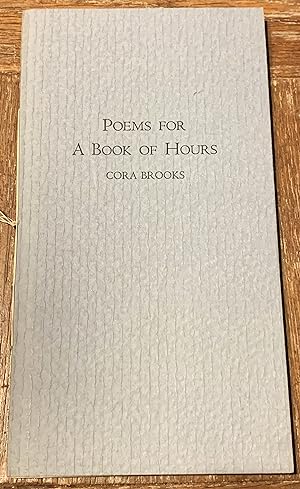 Poems for a Book of Hours