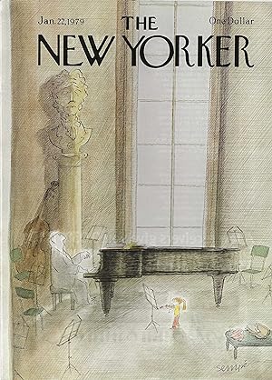 The New Yorker January 22, 1979 J.J. Sempe FRONT COVER ONLY
