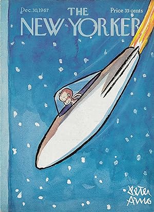 The New Yorker December 30, 1967 Peter Arno FRONT COVER ONLY