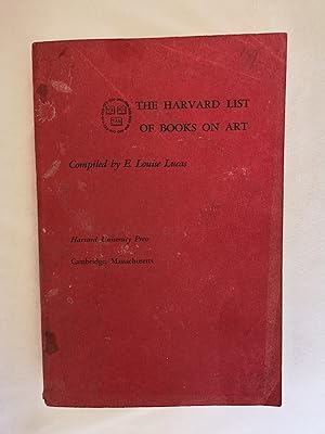 The Harvard list of books on Art