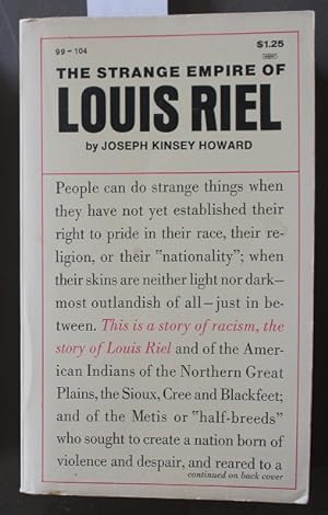 The Strange Empire of Louis Riel (Swan Book # 99-104 ).
