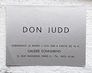 DON JUDD [Structures]