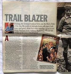 Anthony Buckeridge - 'Trail Blazer' contained in Sunday Times Magazine April 20th, 2003