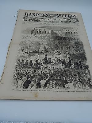 Harper's Weekly: Saturday, March 16, 1861. Vol V, No.220 (Lincoln Inauguration)
