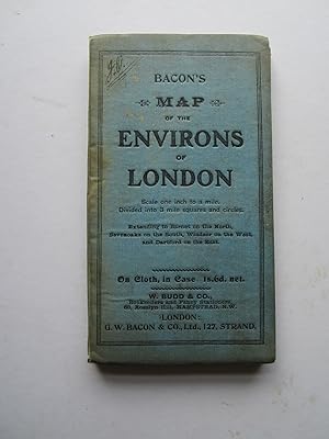 Bacons New Map of the Environs of London