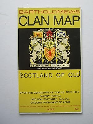 Clan Map  Scotland of Old