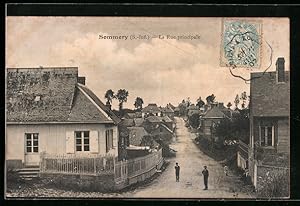 Carte postale Sommery, La Rue principale