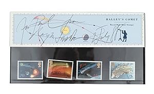Ralph Steadman's illustrated Halley's Comet stamps