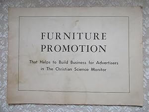 Furniture Promotion That Helps Build Business for Advertisers in The Christian Science Monitor [S...