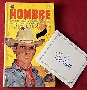Hombre (PAPERBACK ORIGINAL W/ SIGNED BOOKPLATE); He was half Indian, all man - and tough as they ...
