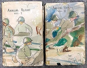 [Marlboro College] [Military] American Soldier Gib Taylor's "Annual Reports", 1951-1954. Germany,...