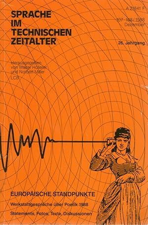 Sprache im technischen Zeitalter 26. Jg., Nr. 107-108/1988