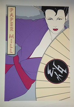 The Paper Mill. Los Angeles . First edition of the serigraph. Signed.