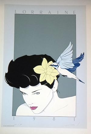 Lorraine. 1981. First edition of the serigraph. Signed.
