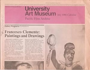 University Art Museum Pacific Film Archive July 1986 Calendar