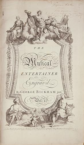 The Musical Entertainer. Complete 2-volume set, with a total of 200 fine engraved illustrative pl...