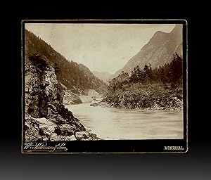 [CPR] Notman Studio Imperial Cabinet Card - View No. 1772 "Fraser Canyon, Above Yale on the Canad...