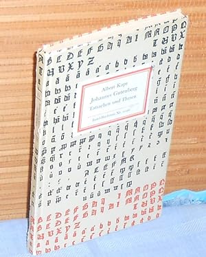 Johannes Gutenberg : Tatsachen und Thesen (Insel-Bücherei Nr. 1020)