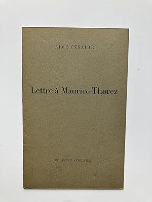 Lettre à Maurice Thorez