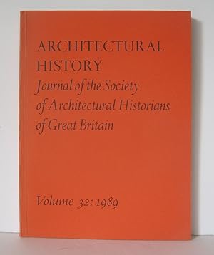 Journal of the Society of Architectural Historians of Great Britain. Volume, 32.