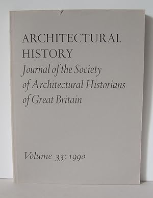 Journal of the Society of Architectural Historians of Great Britain. Volume, 33.