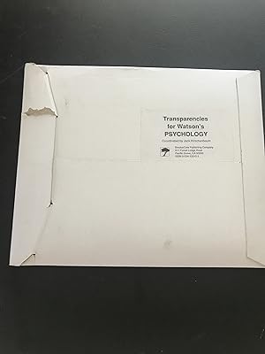 Educator's Pack: Pack of 64 Transparencies to go with David L Watson's book PSYCHOLOGY