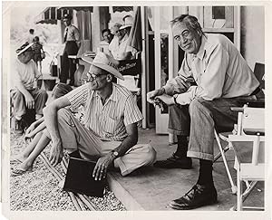 The Misfits (Two original photographs of John Huston, Arthur Miller, and Clark Gable on the set o...