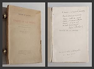 Traité de la prière. Texte inédit avec une introduction et des notes par Philippe Bertault.