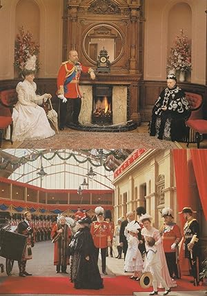 Queen Victoria 2x Madame Tussauds Royalty Waxwork Postcard s
