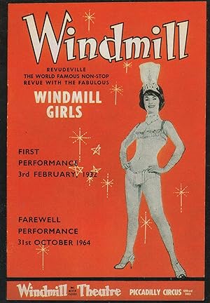 Windmill Girls 1932 Theatre Revue London Poster Theatre Postcard