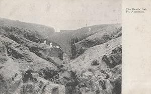 The Devils Ash Ascension Island Saint Helena Rare Old Aerial Postcard