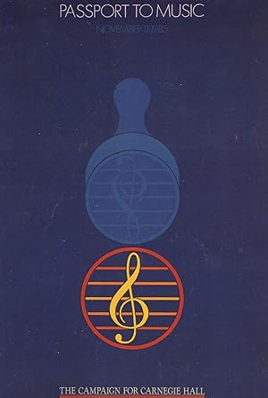 The Campaign For Carnegie Hall Passport To Music USA Postcard