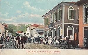 Sao Tome Um Dia De Festa Na Villa De Trinidade African Postcard