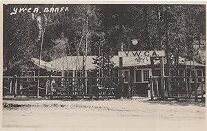 YMCA Banff Canada Food Sent From Visitor Antique Postcard