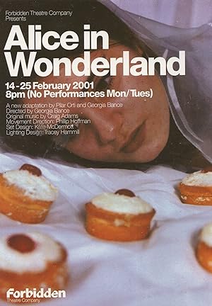 Alice In Wonderland 2001 Alternative Theatre Version Musical Postcard
