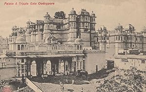 Oodeypore Palace India Antique Postcard