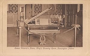 Queen Victoria's Piano Kensington Palace Old Royalty Postcard