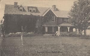 Bucksteep Manor Becket Massachusetts USA Rare Antique Postcard