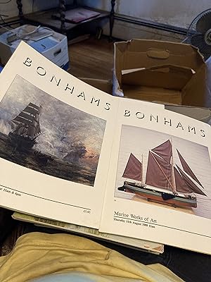 2 catalogs bonhams marine works of art and marine pictures august 11 1988