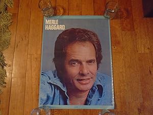 Promo Poster MCA Records Merle Haggard 1978 18 x 24