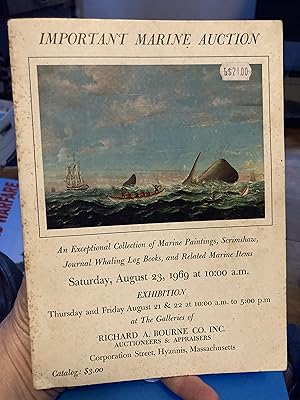 richard bourne auction catalog important marine auction august 23 1969