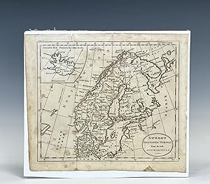 1792 Thomas Kitchin Engraved Map of Sweden, Denmark & Norway