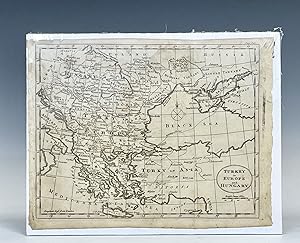 1792 Thomas Kitchin Engraved Map of Turkey, Eastern Europe, and Hungary