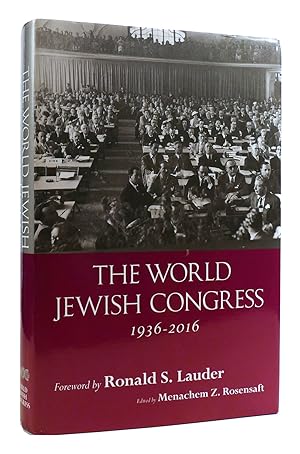 THE WORLD JEWISH CONGRESS 1936-2016 SIGNED