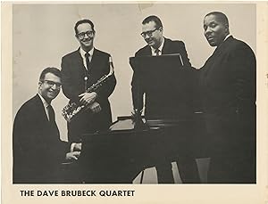 Original oversize photograph of The Dave Brubeck Quartet, circa 1960