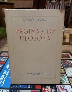 Páginas de filosofía - FIRMADO Y DEDICADO