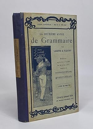 La deuxième année de Grammaire (livre du maître)
